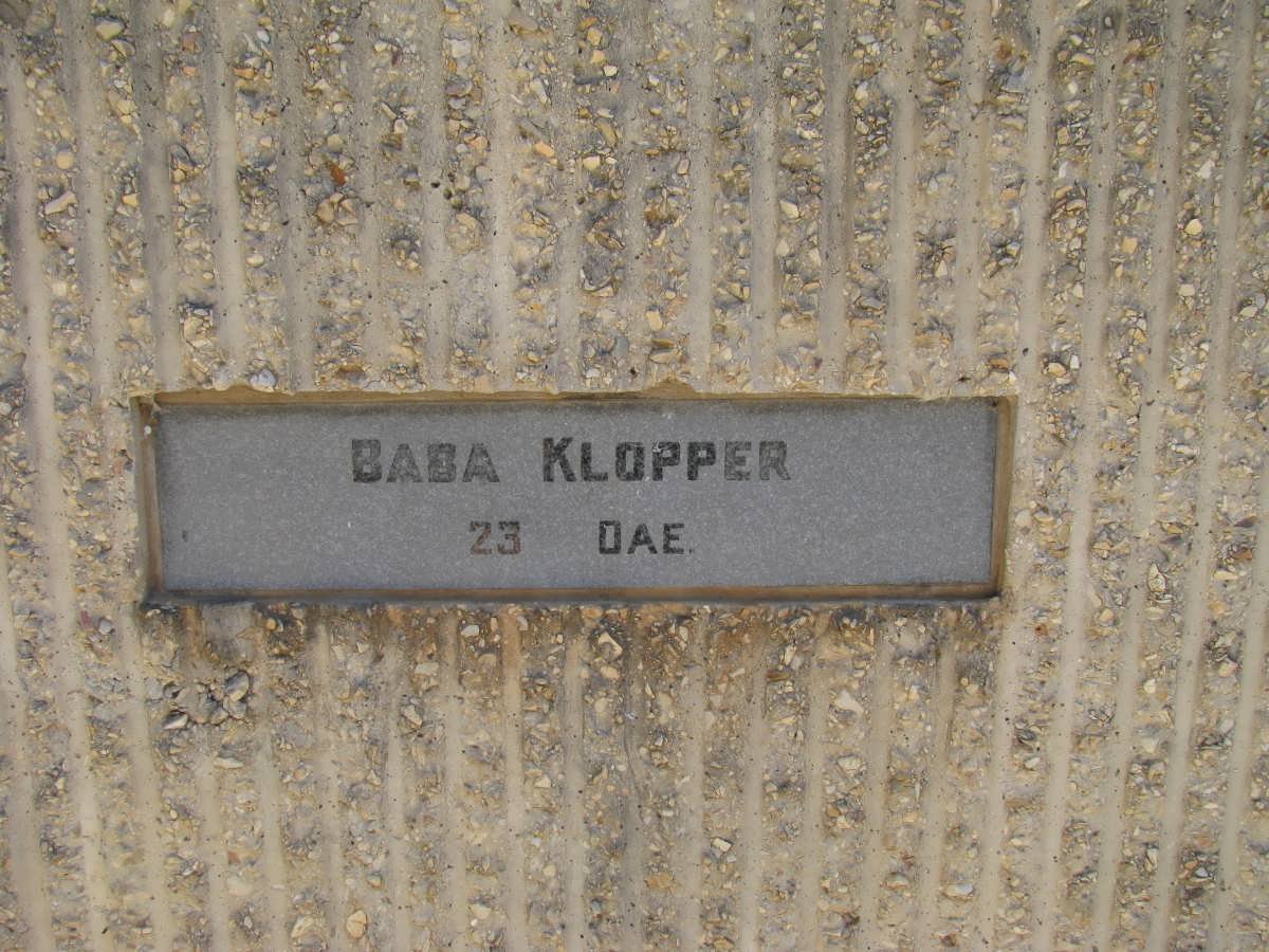 KLOPPER Baba
