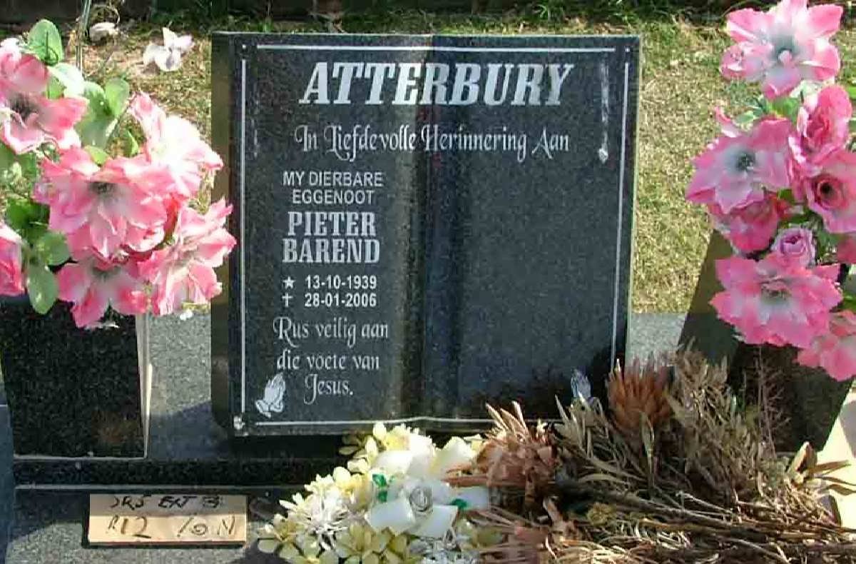 ATTERBURY Pieter Barend 1938-2005