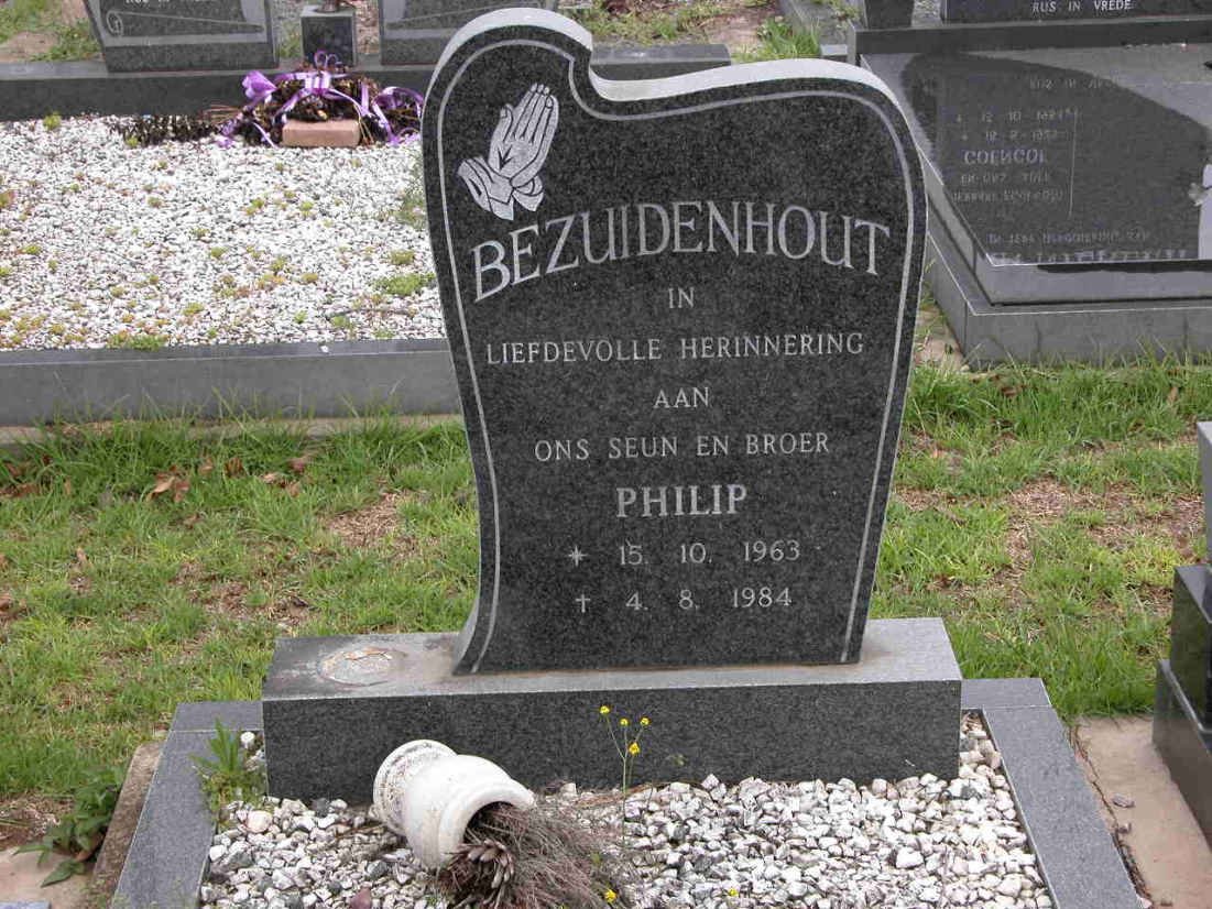 BEZUIDENHOUT Philip 1963-1984