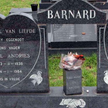 BARNARD Daniël Andries 1938-1984 &amp; Martha Catharina 1939-1986