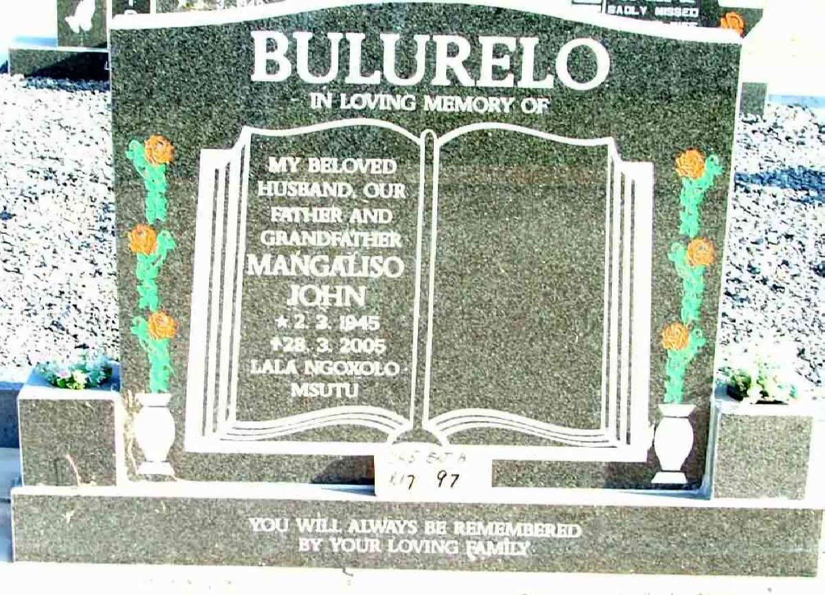 BULURELO Mangaliso John 1945-2005