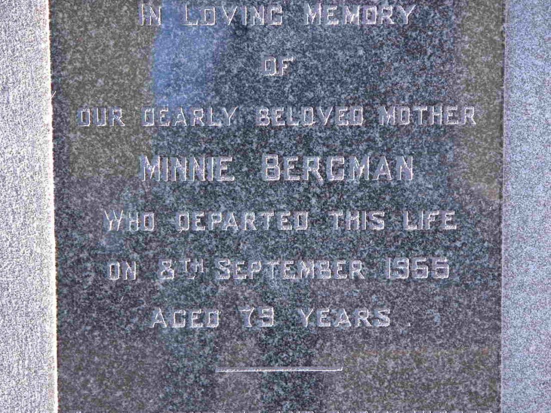 BERGMAN Minnie -1955