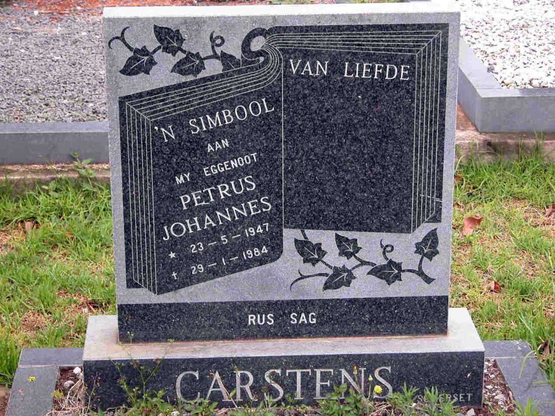 CARSTENS Petrus Johannes 1947-1984