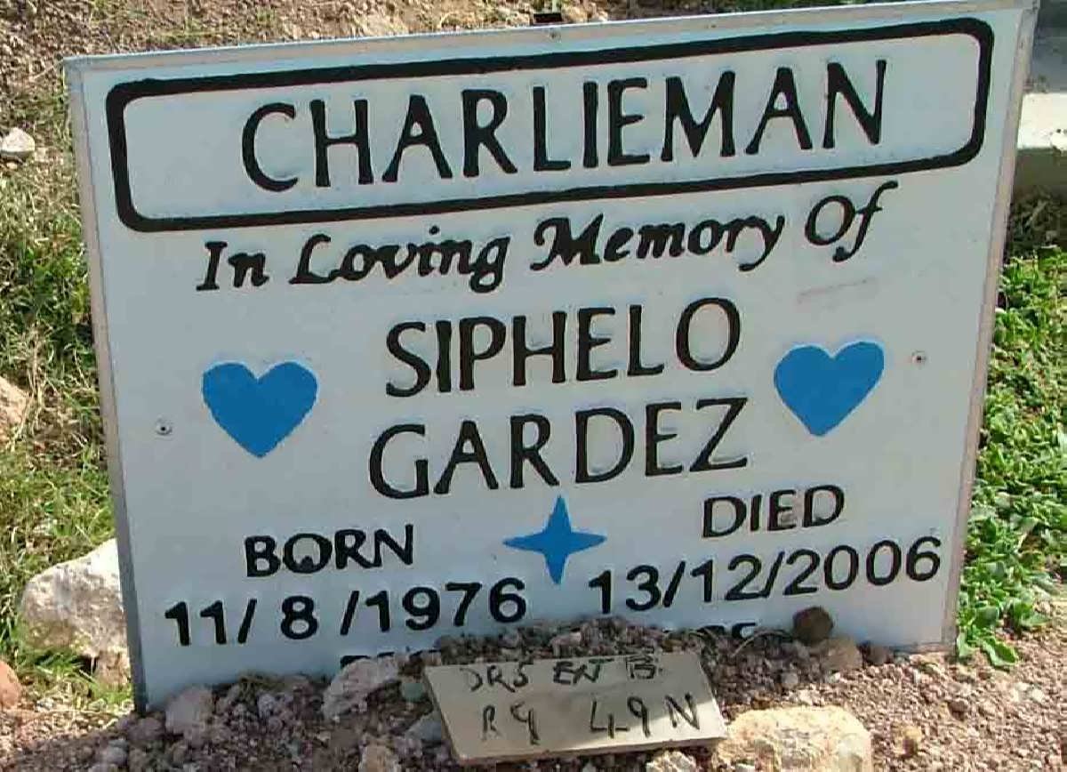 CHARLIEMAN Sipho Gardez 1976-2006