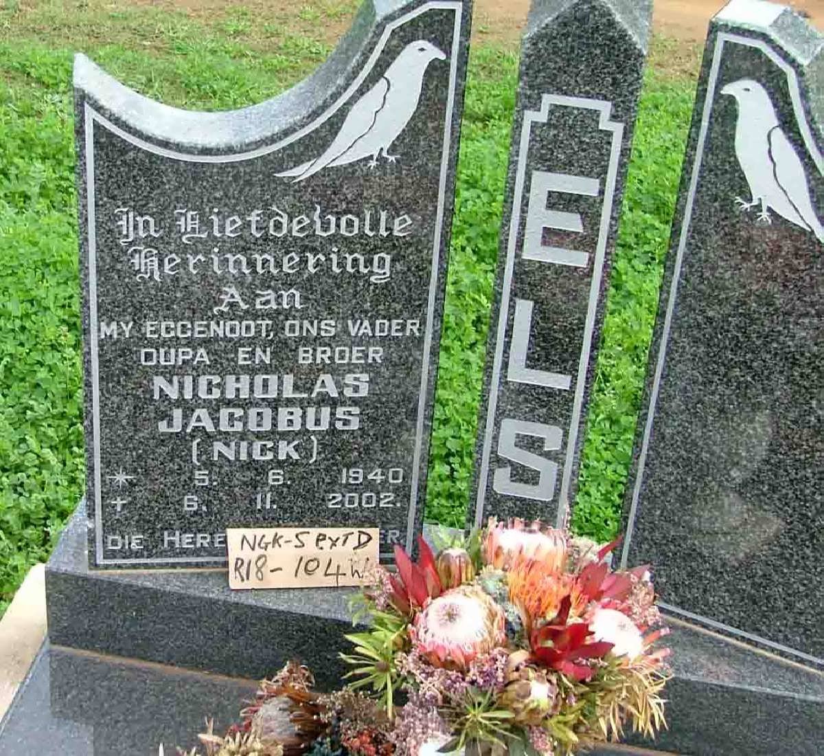 ELS Nicholas Jacobus 1940-2002