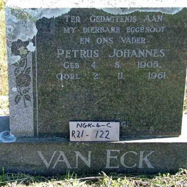 ECK Petrus Johannes, van 1906-1961