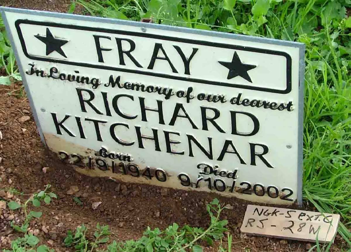 FRAY Richard Kitchenar 1940-2002