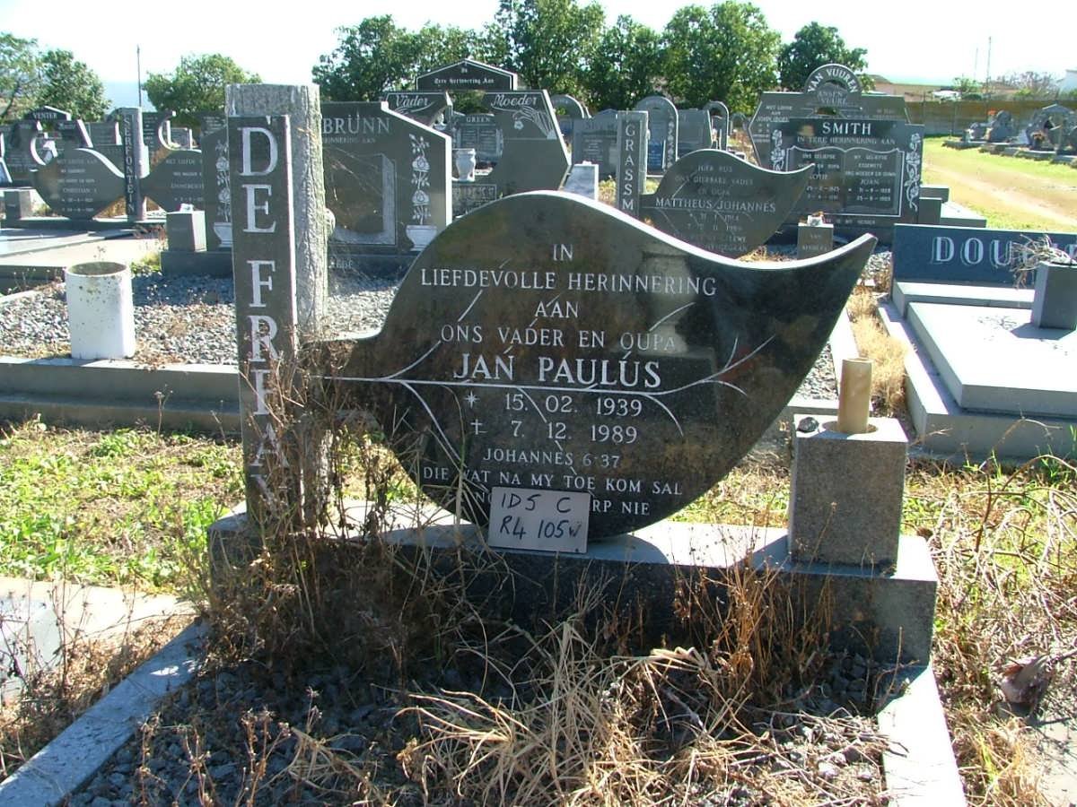 FREAY Jan Paulus, de 1939-1989