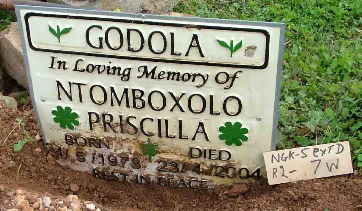 GODOLA Ntomboxolo Priscilla 1973-2004