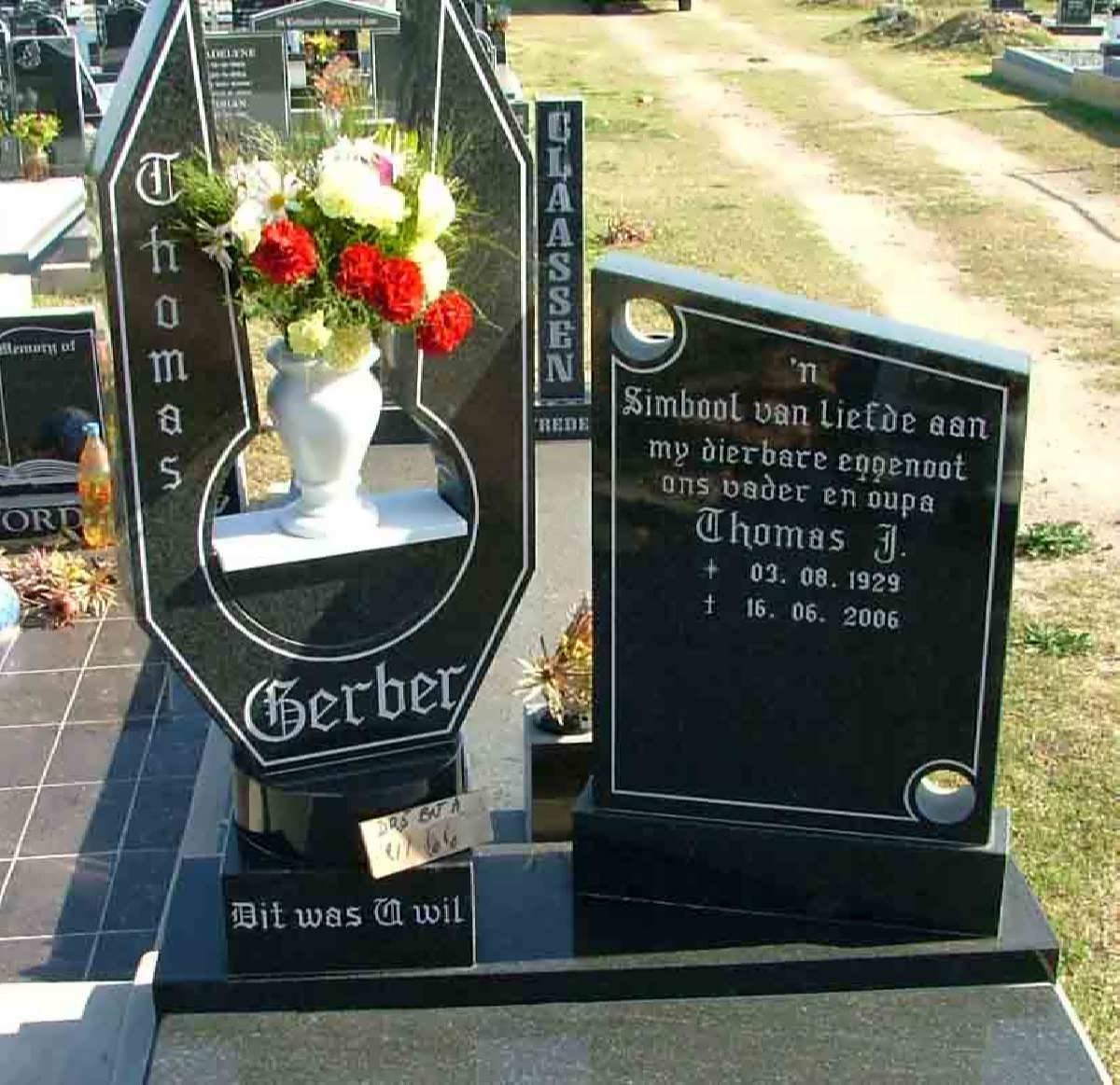 GERBER Thomas J. 1929-2006