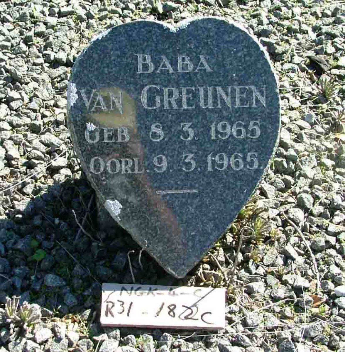 GREUNEN ?, van 1965-1965