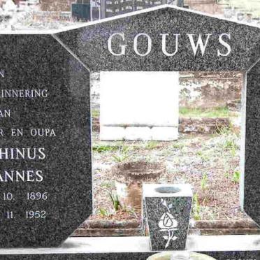 GOUWS Marthinus Johannes 1896-1952 &amp; Adriana Gertina 1902-1983