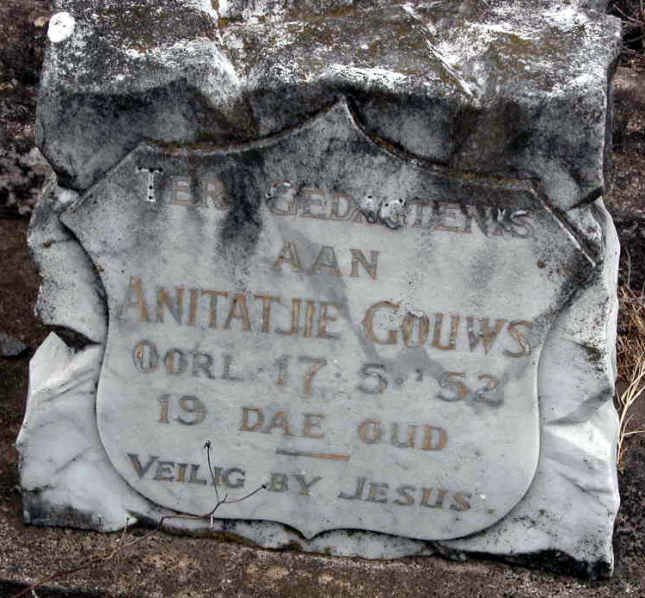 GOUWS Anitatjie -1952