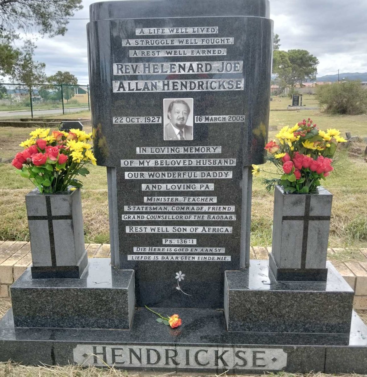 HENDRICKSE Helenard Joe Allan 1927-2005