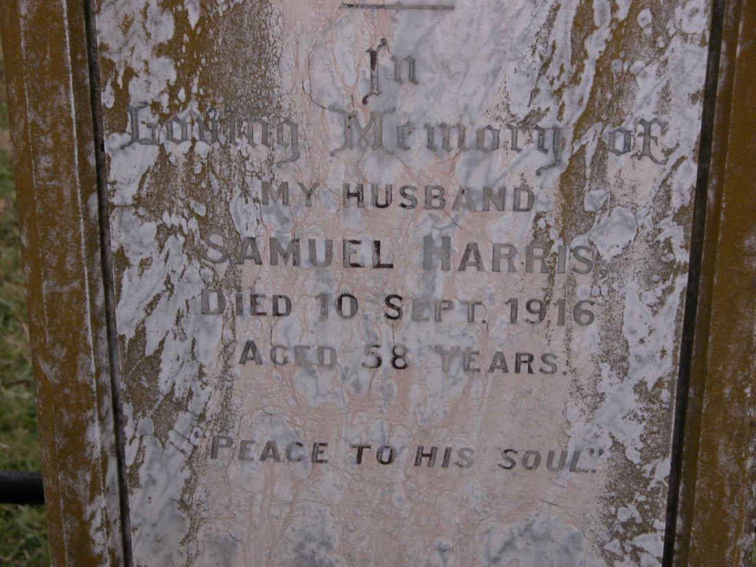 HARRIS Samuel -1916
