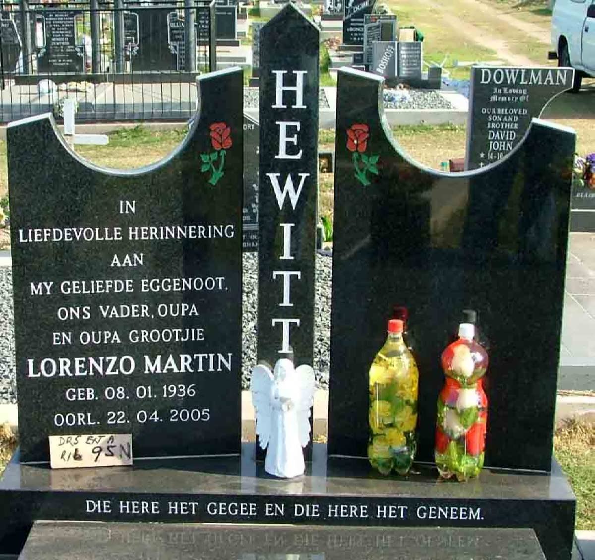 HEWITT Lorenzo Martin 1936-2005