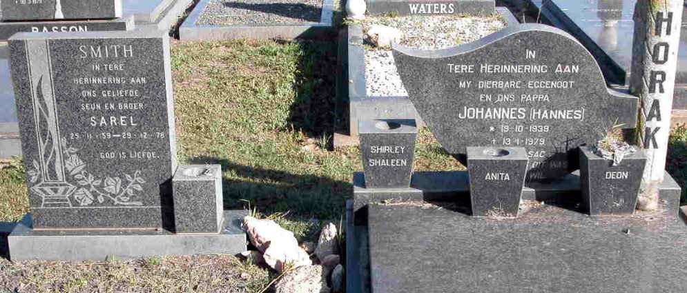 HORAK Johannes 1938-1979 :: SMITH Sarel 1959-1978