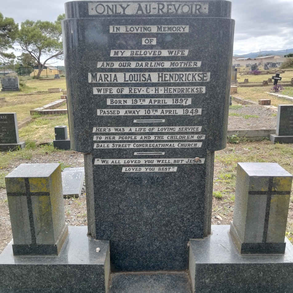 HENDRICKSE Maria Louisa 1897-1949