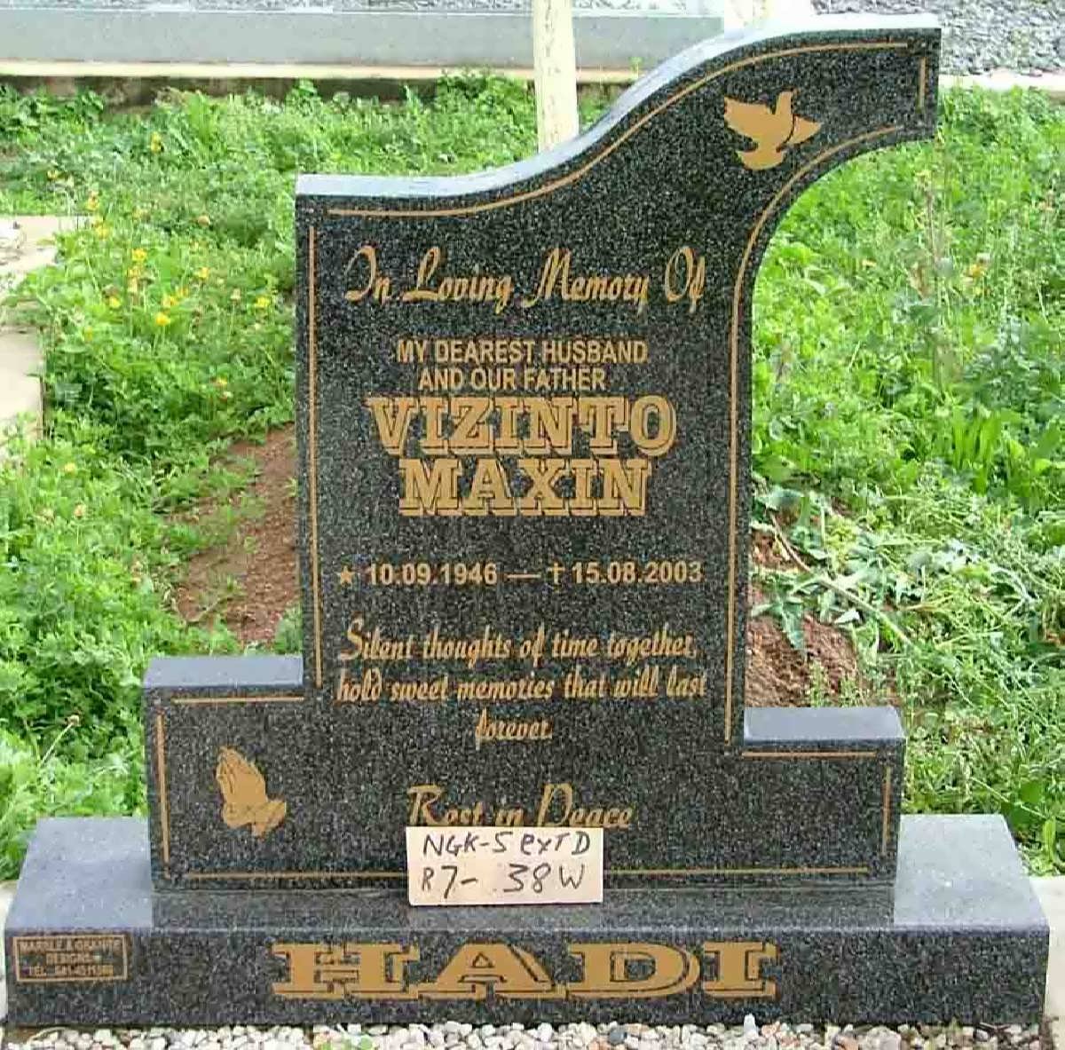 HADI Vizinto Maxin1946-2003