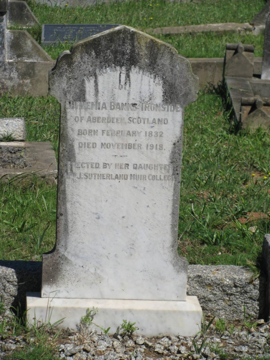 IRONSIDE Euphemia Banks 1832-1918