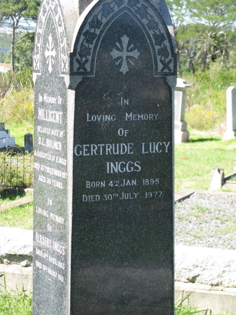 INGGS Gertrude Lucy 1895-1977