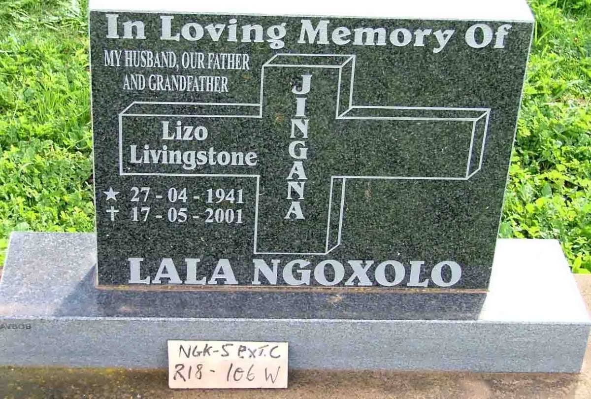 JINGANA Lizo Livingstone 1941-2001