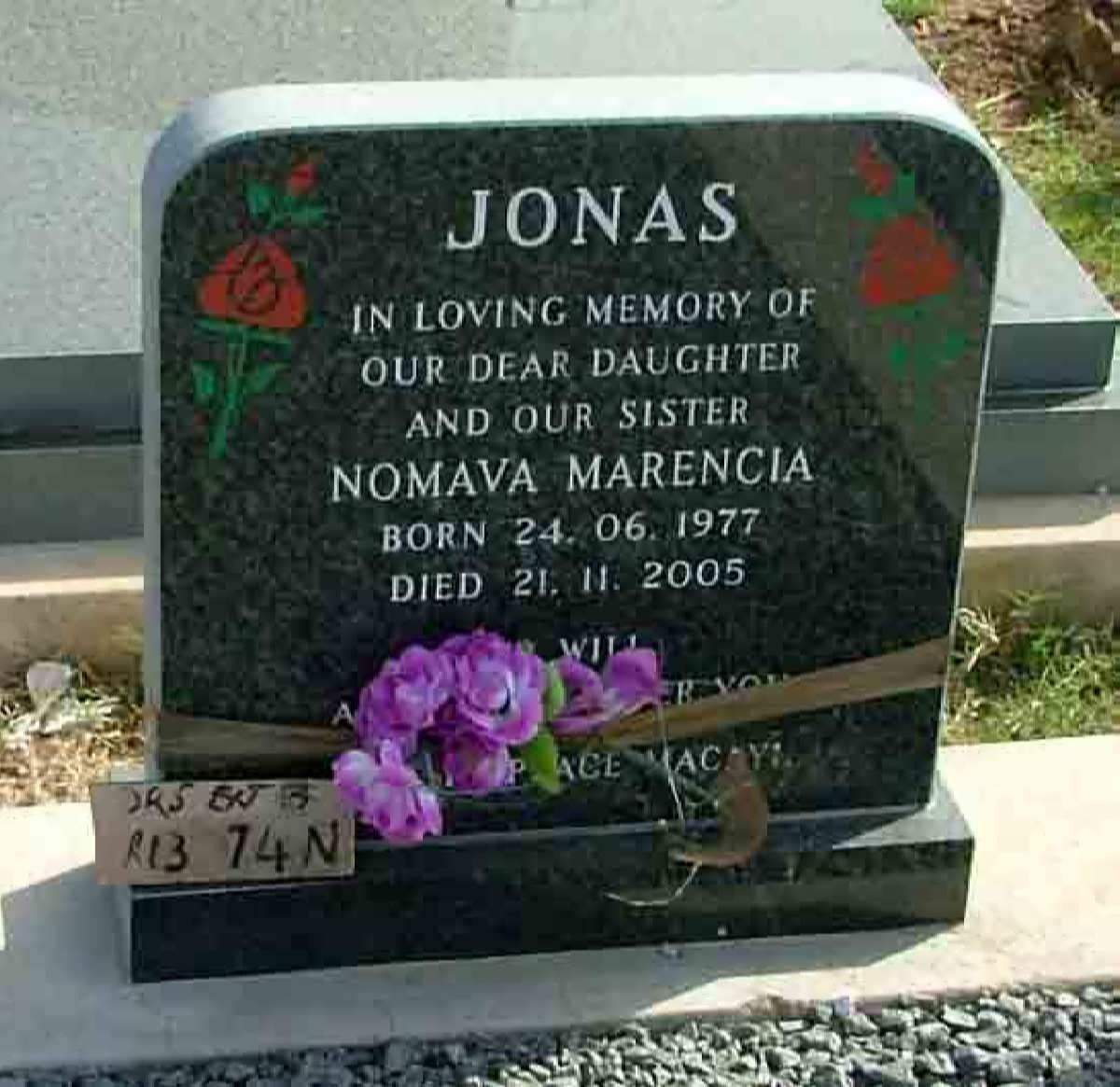 JONAS Nomava Marencia 1977-2005