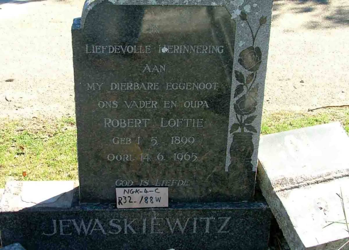 JEWASKIEWITZ Robert Loftie 1899-1965