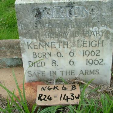 KIRTON Kenneth Leigh 1962-1962