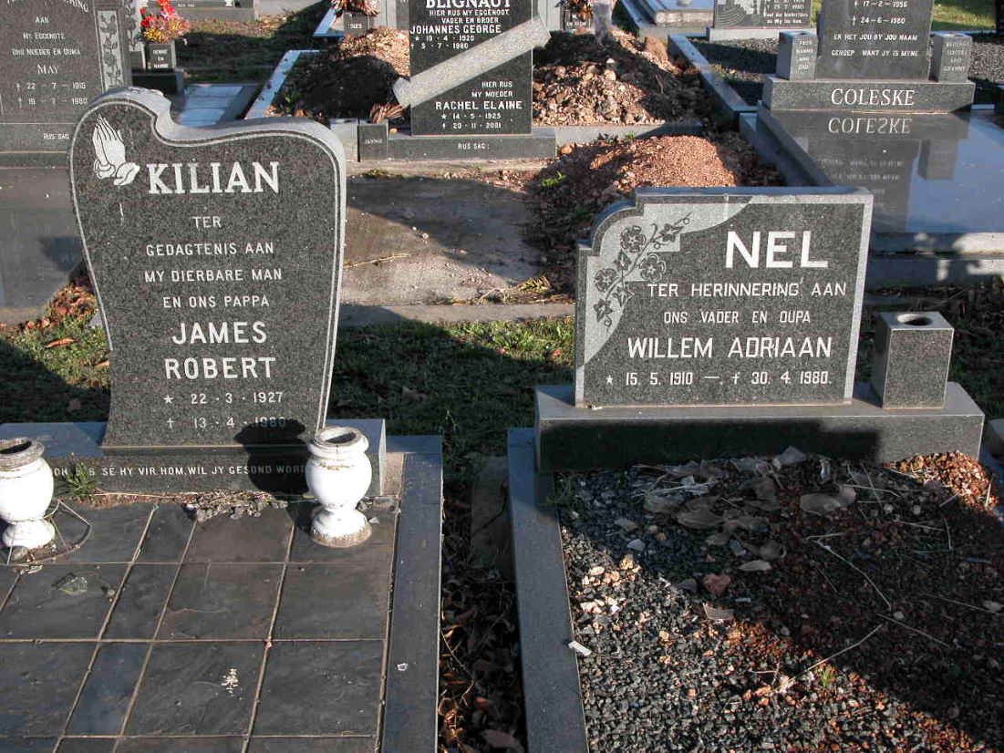 KILIAN James Robert 1927-1980 :: NEL Willem Adriaan 1910-1980