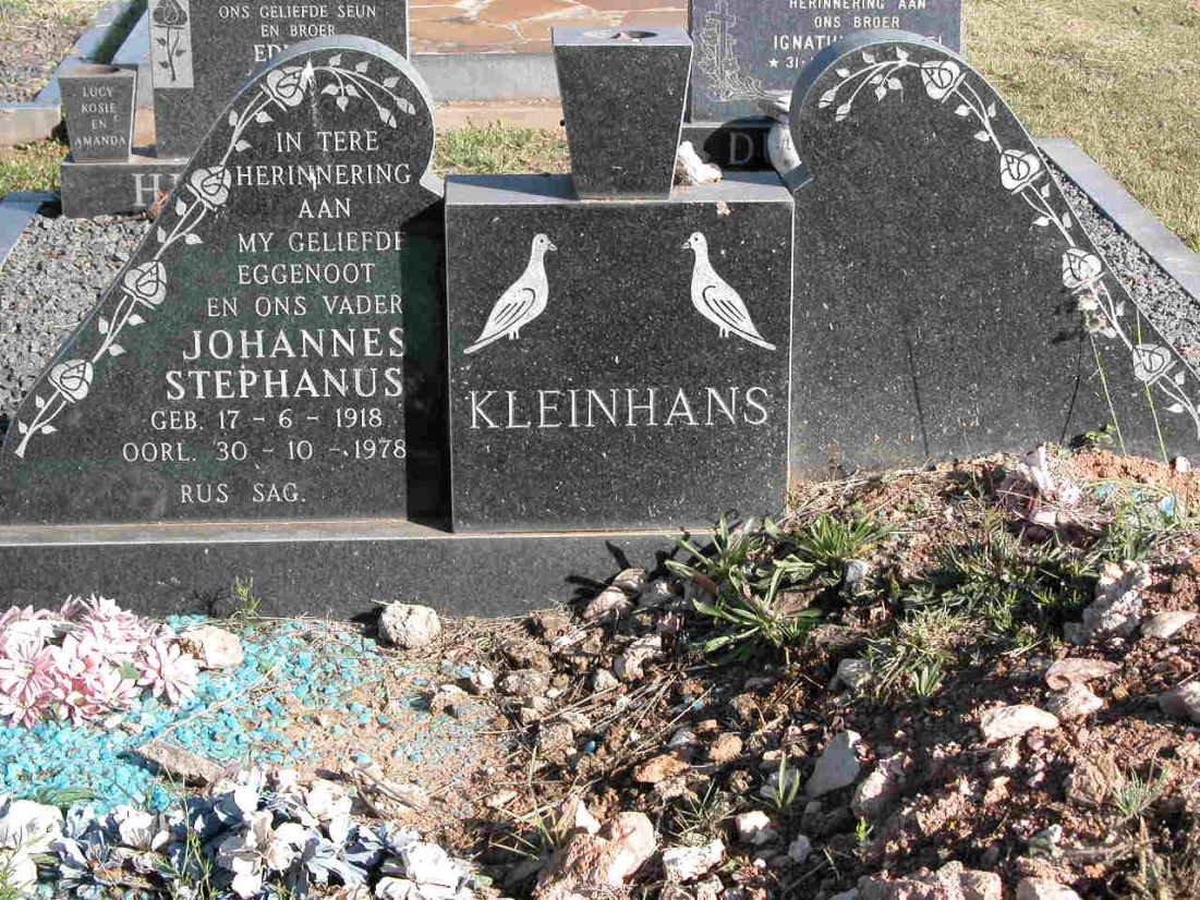 KLEINHANS Johannes Stephanus 1918-1978