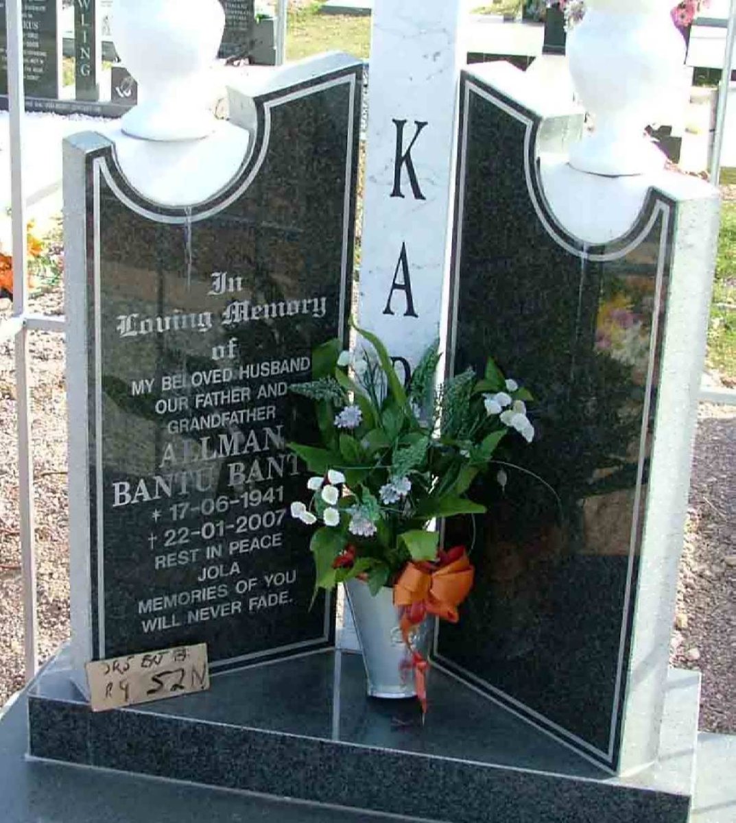 KA? Allman Bantu Bant? 1941-2007