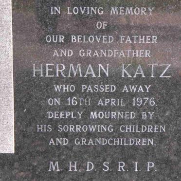 KATZ Herman -1976