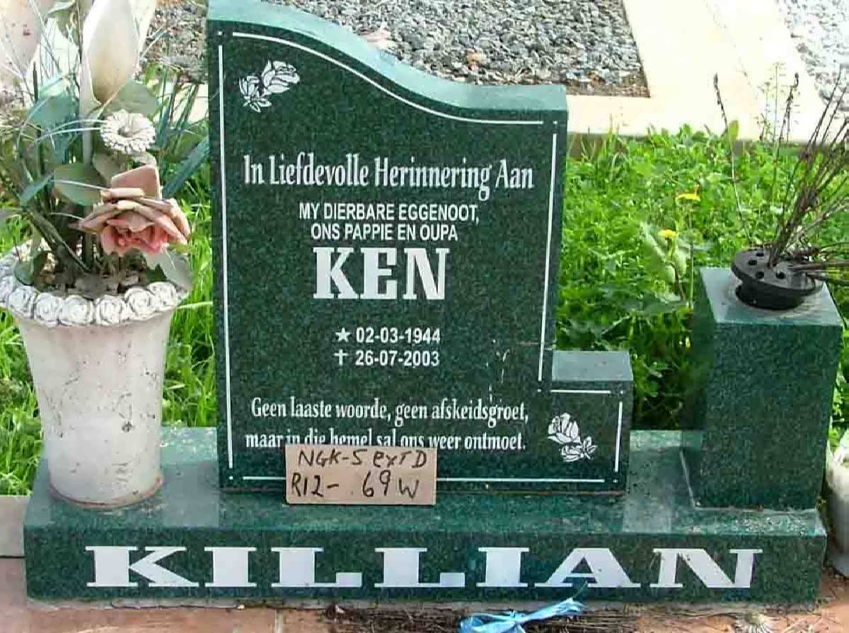 KILLIAN Ken 1944-2003