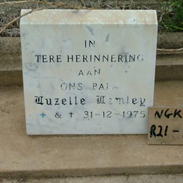 LEMLEY Luzelle 1975-1975