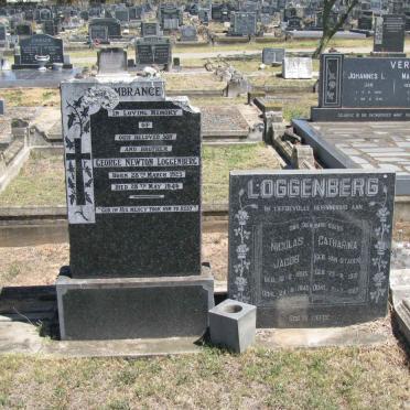 LOGGENBERG Nicolaas Jacob 1895-1949 &amp; Catharina VAN STADEN 1901-1969 :: LOGGENBERG George Newton 1923-1946