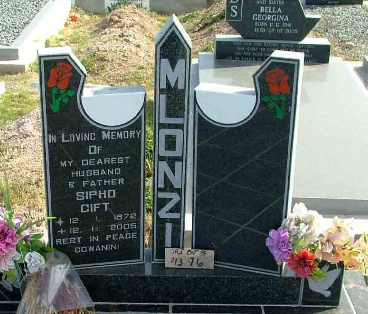 MLONZI Sipho Gift 1972-2005