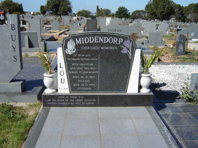 MIDDENDORP Lou 1923-1999
