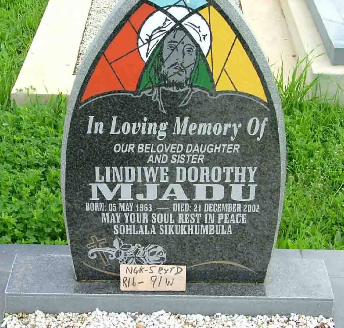MJADU Lindiwe Dorothy 1963-2002