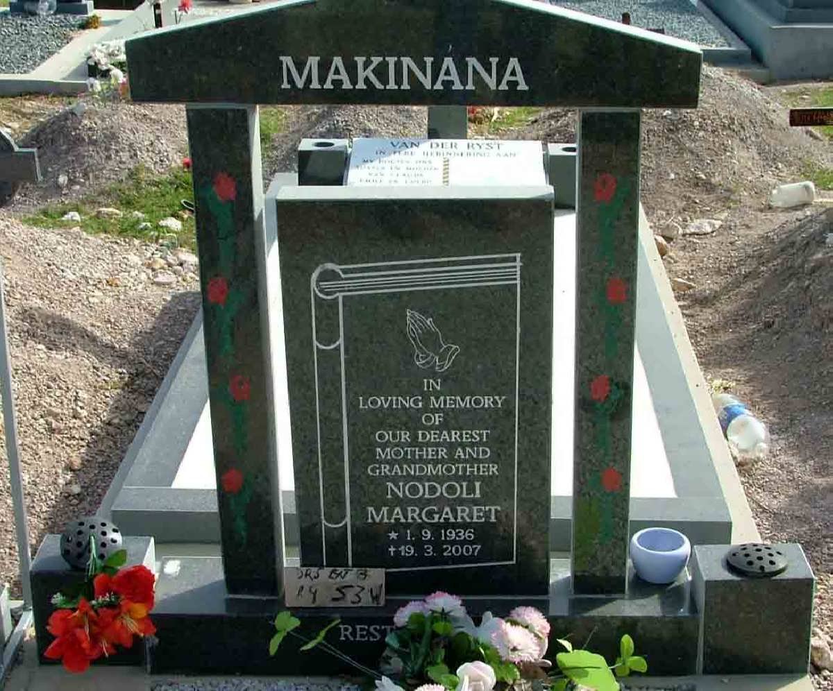 MAKINANA Nodoli Margaret 1936-2007