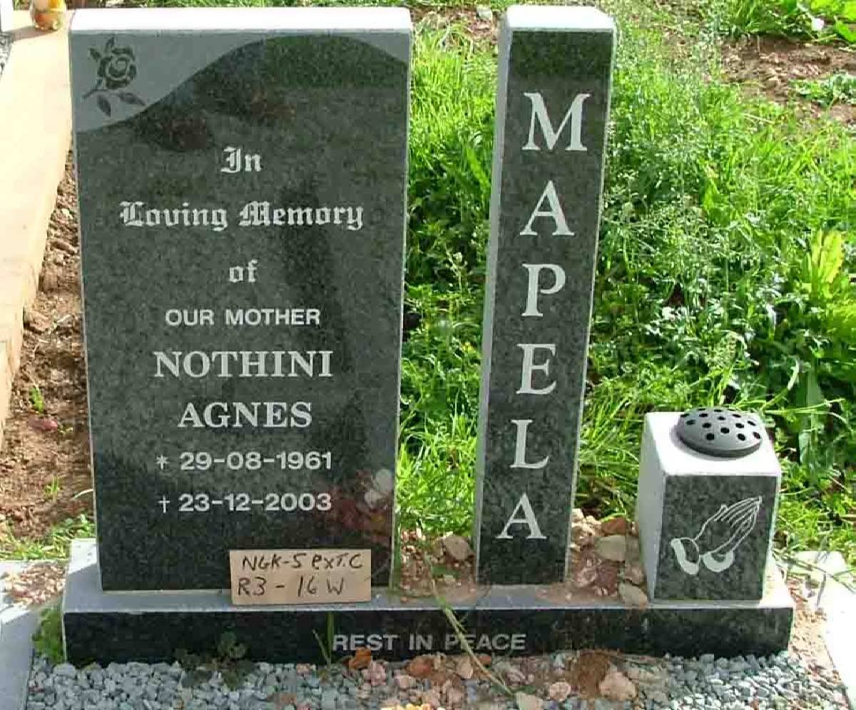 MAPELA Nothini Agnes 1961 2003