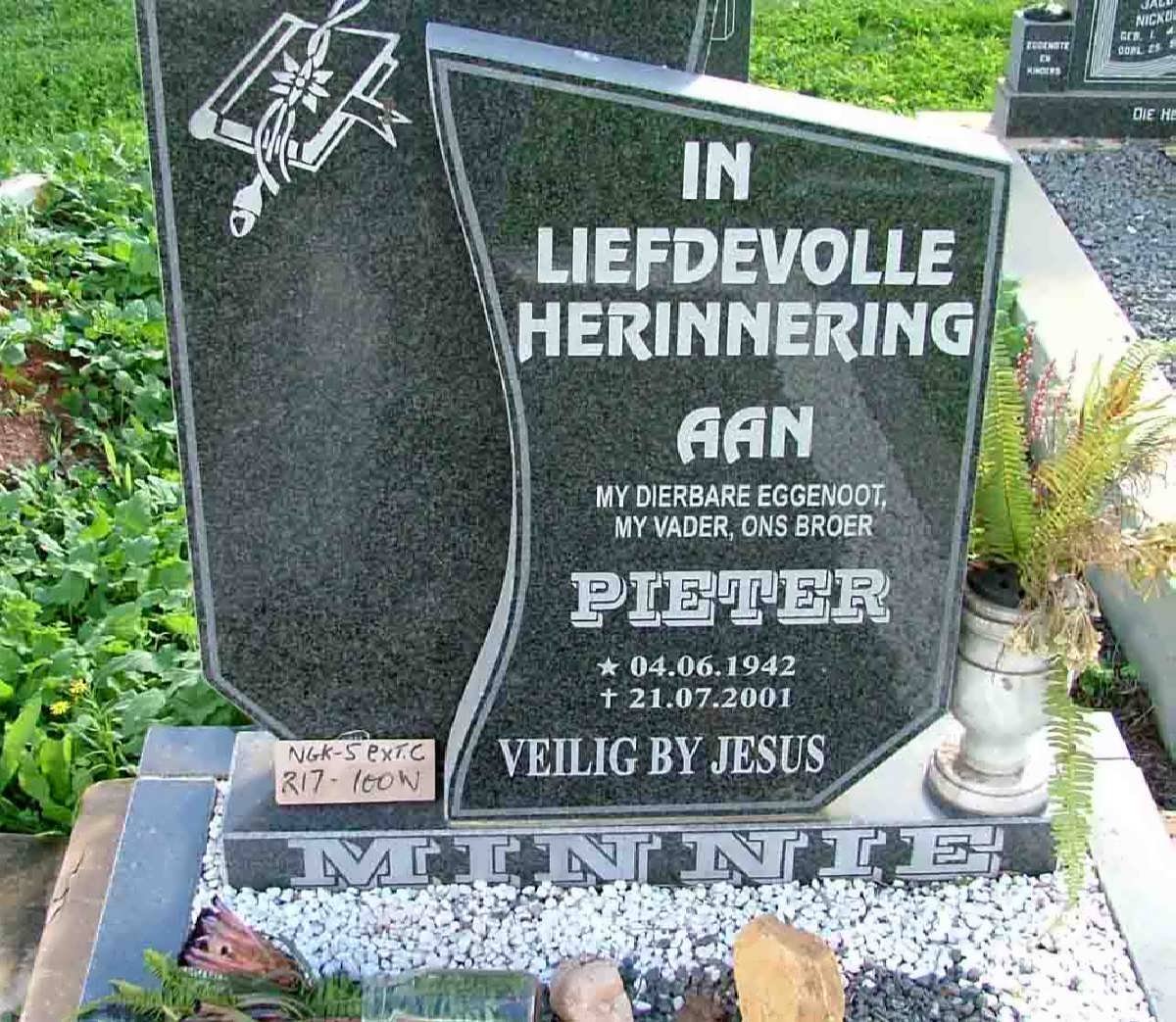 MINNIE Pieter 1942-2001