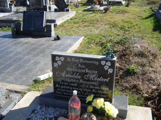 MOSTERT Amelda nee SAAYMAN 1969-1999
