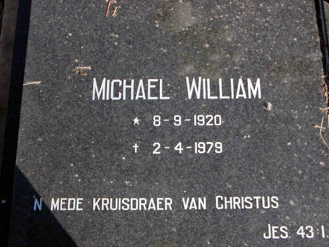 MAAS Michael William 1920-1979