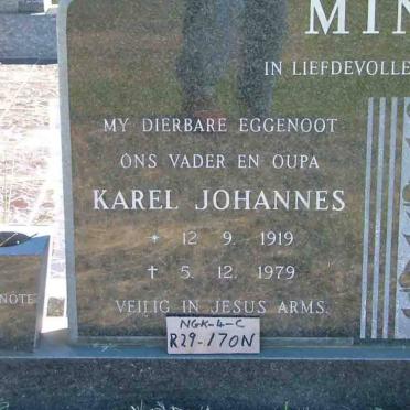 MINNIE Karel Johannes 1919-1979