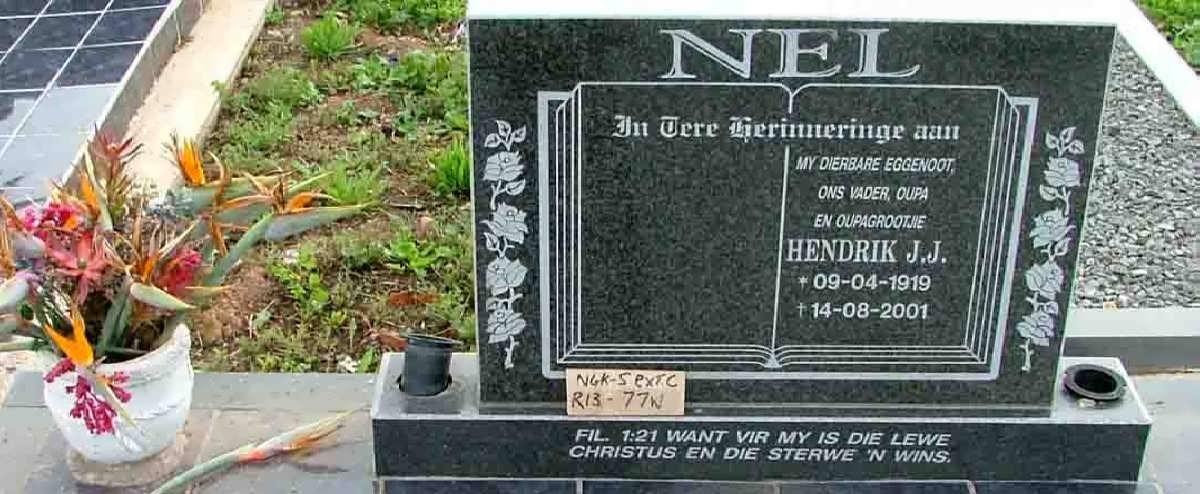 NEL Hendrik J.J. 1919-2001