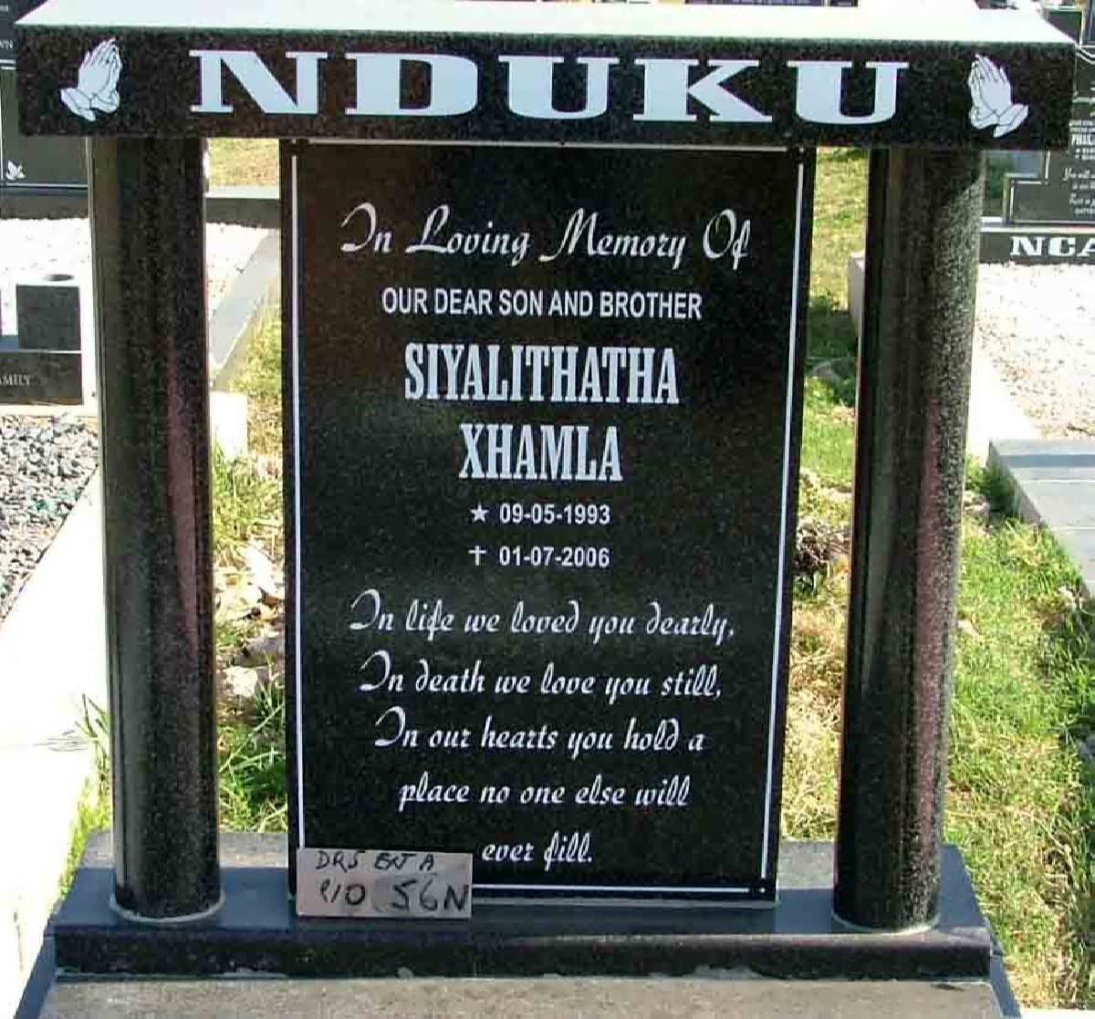 NDUKU Siyalithatha Xhamla 1993-2006