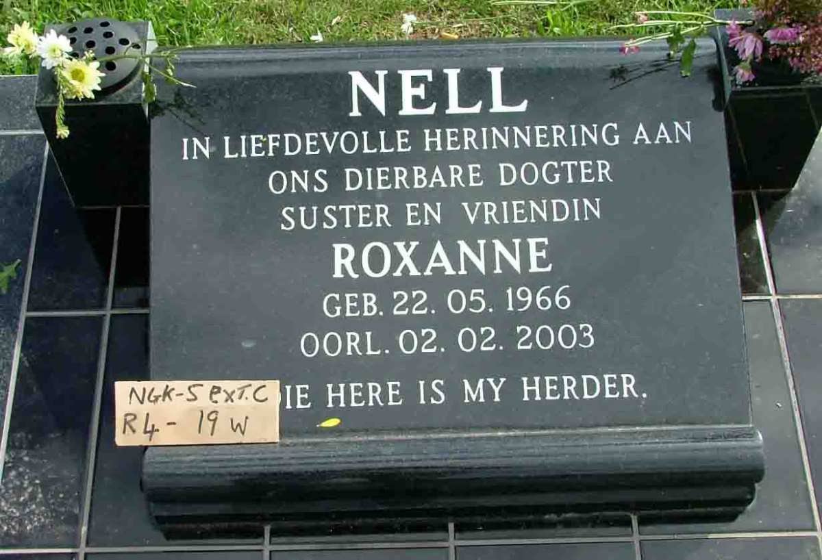 NELL Roxanne 1966-2003
