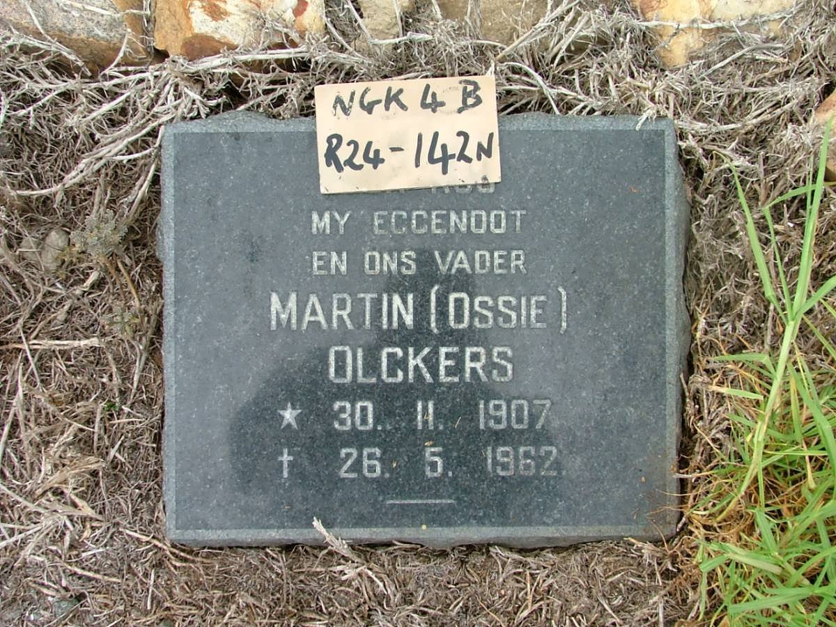 OLCKERS Martin 1907-1962