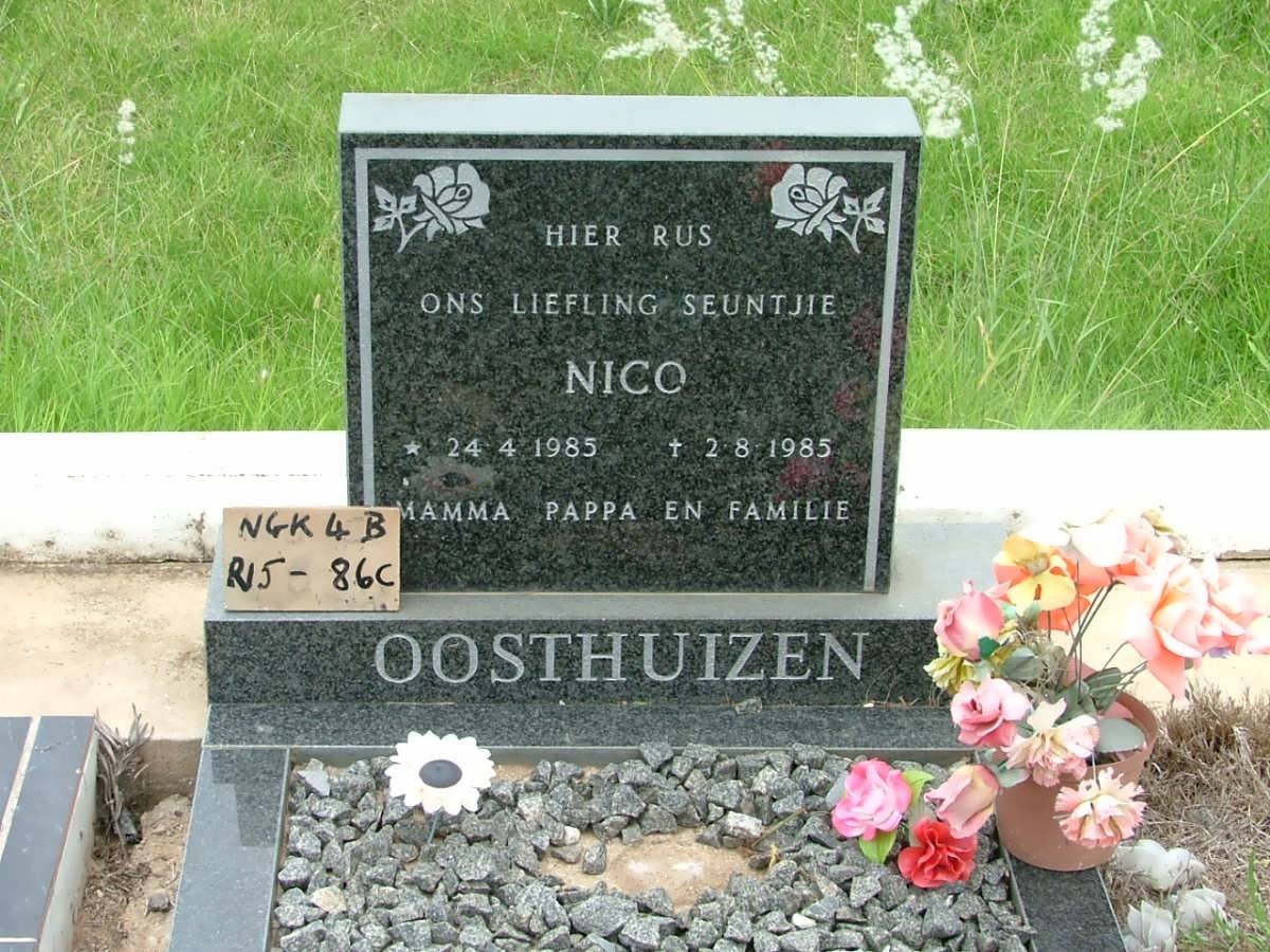OOSTHUIZEN Nico 1985-1985